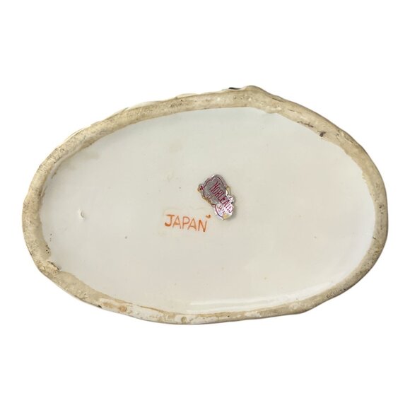 Vintage Norleans Ceramic Bud Vase – Wicker Basket with Bluebird – 4.5 x 3 in – J - Picture 7 of 7